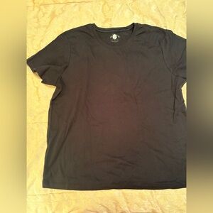 Black Cotton XL Tee